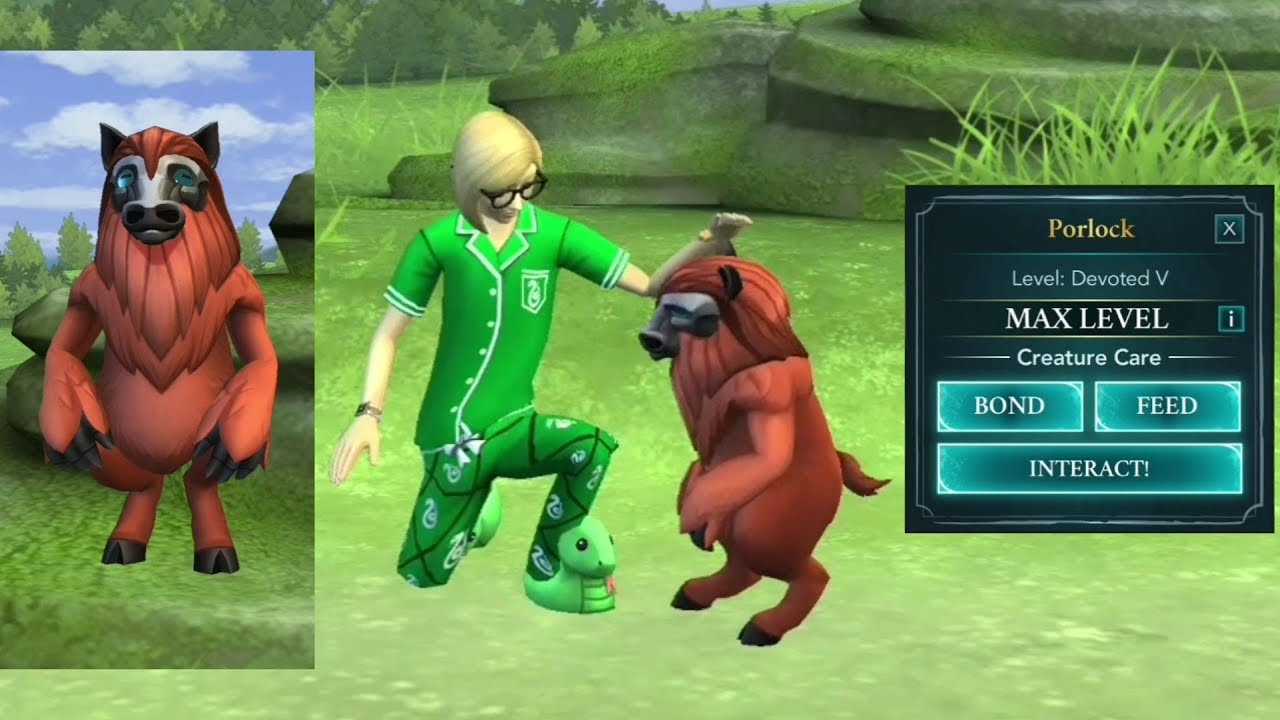 Porlock Max Level Harry Potter Hogwarts Mystery