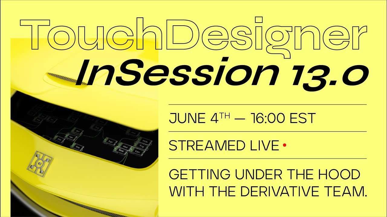 TouchDesigner InSession with Simone Franco and Luca Ferro - June 4th 2021