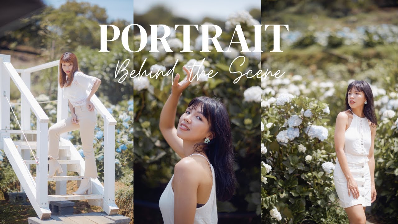 繡球花人像拍攝實戰 Portrait Photography Behind the Scene