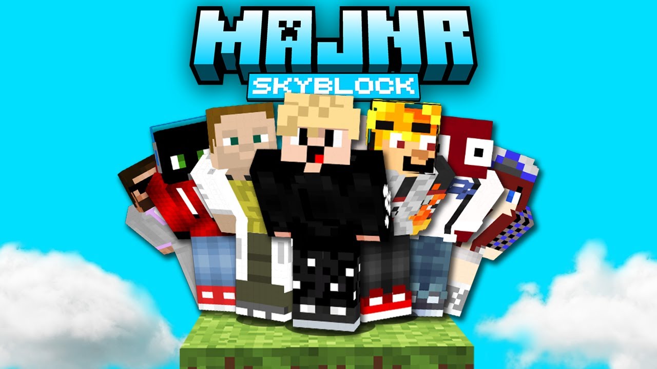 ŠIALENÝ PRVÝ DEŇ na MAJNR SKYBLOCK 😂