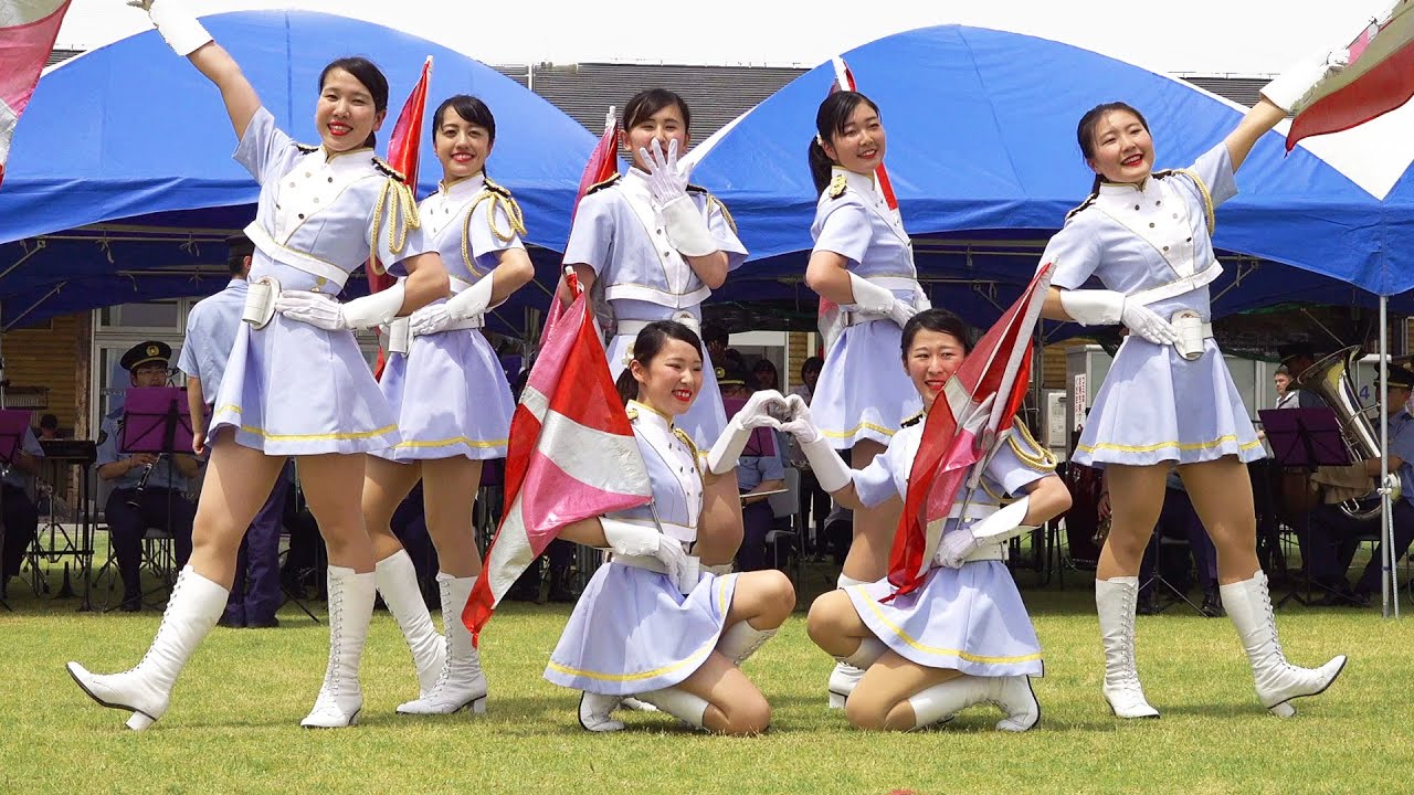 京都府警察音楽隊&カラーガード隊『愛のしるし』はらっぱブラス  in KYOTO
