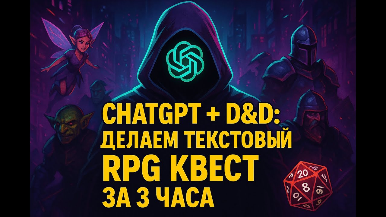 ChatGPT + D&D: делаем текстовый RPG квест за 3 часа