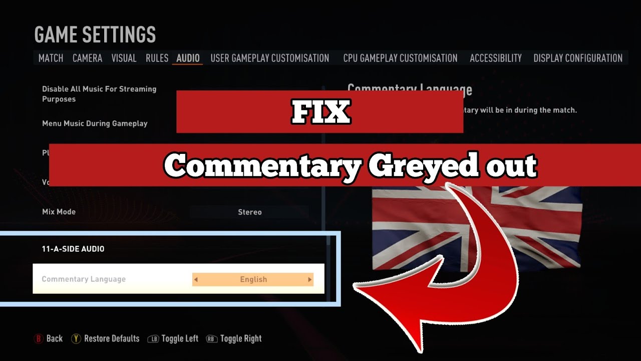 Исправление комментариев в FIFA 23 | FC24 | FC25 с помощью того же метода