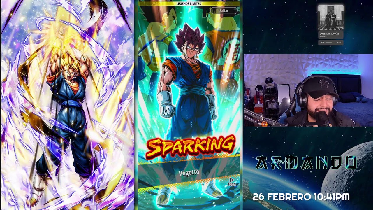 Showcase del farmeador de aura  (Dragonball Legends)