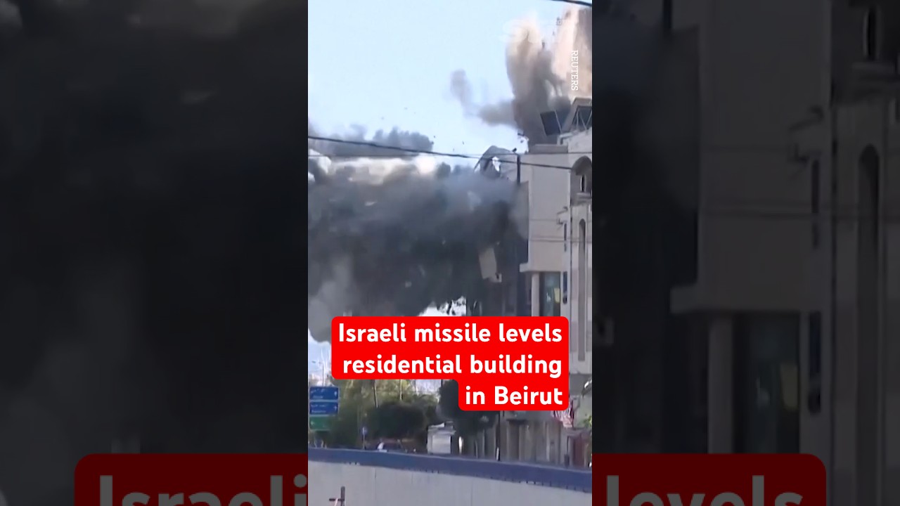 Israeli missile strike levels residential building in Beirut