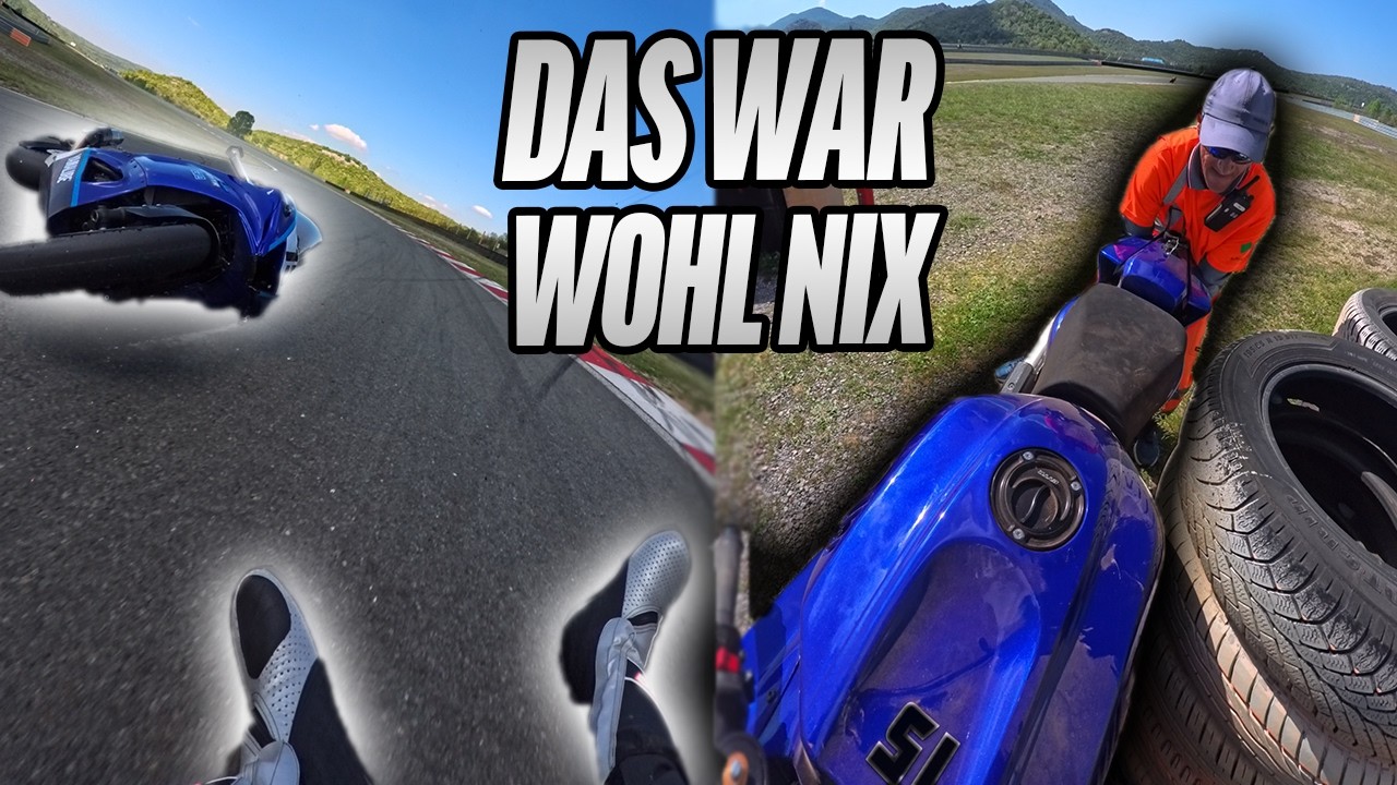 Erster Rennstrecken Crash mit meiner Yamaha R7 🫠
