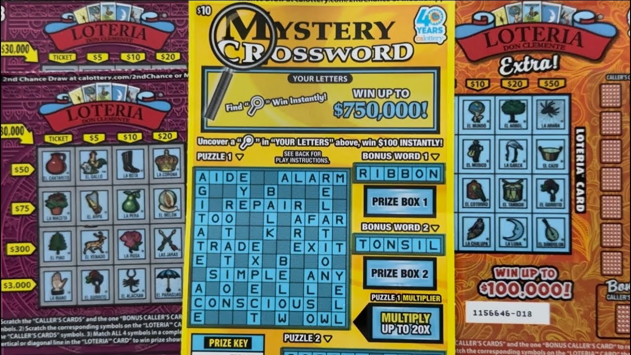 Mystery Crossword!! Loteria Extra!! Loteria!!