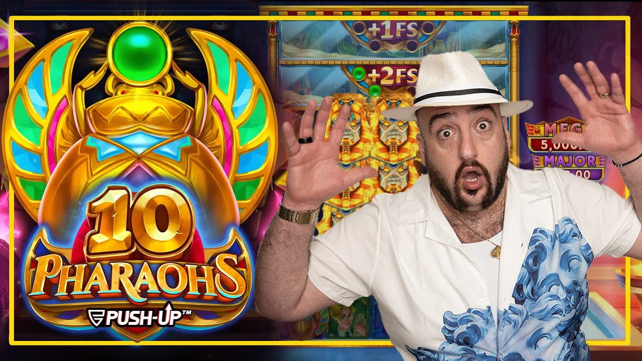 Max Win: 10,663x:🔥 The new 10 PHARAOHS by Push Gaming 🎰