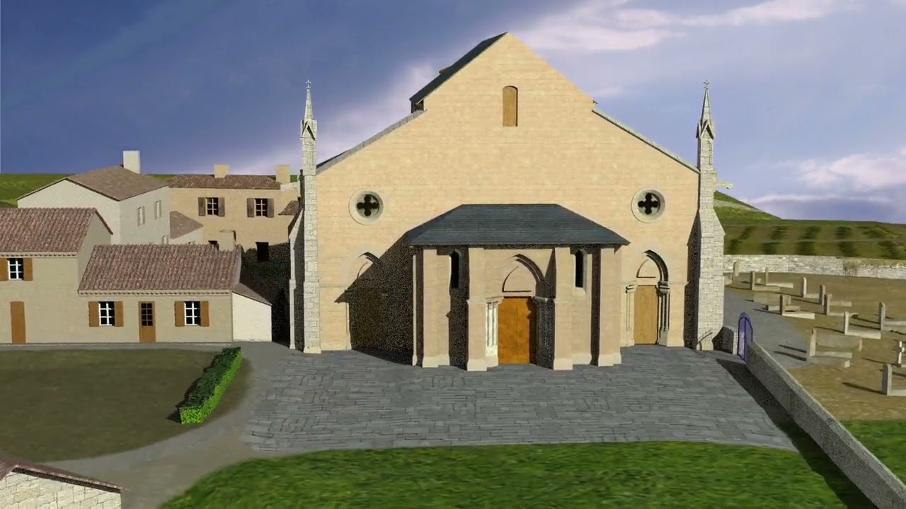 Eglise de Saint Hilaire du XIeme au XIXeme siecle