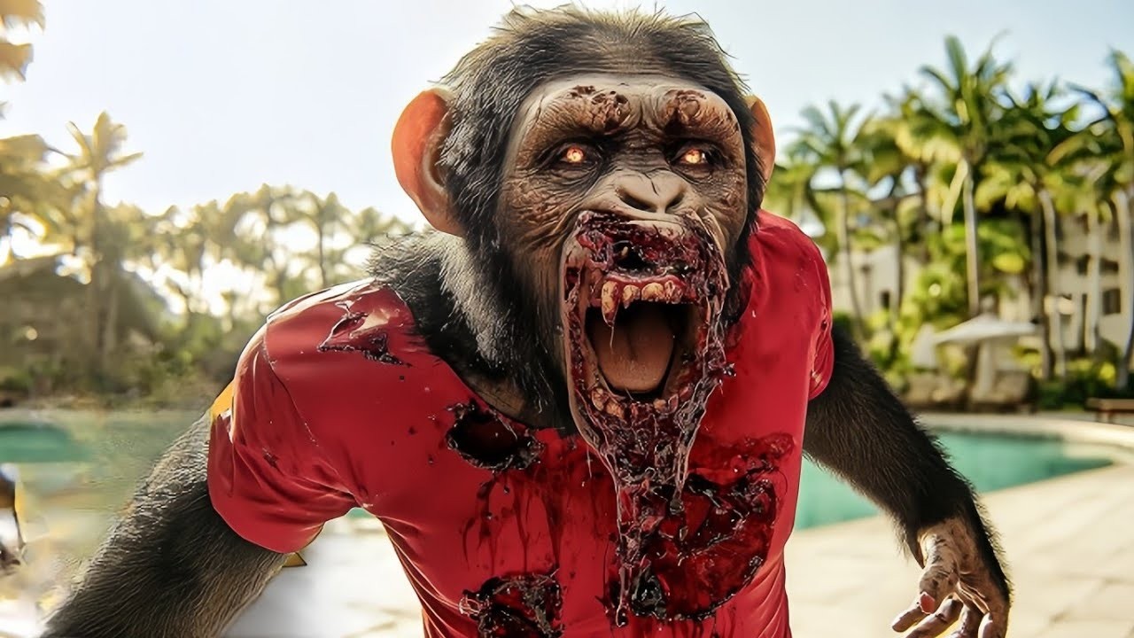 They Think Their Pet Chimp Is Safe Until a Virus Turns Him Into a Zombie Monster