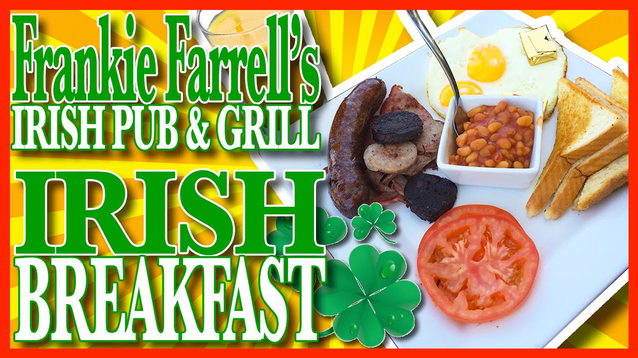 Irish Breakfast with Blood Pudding at Frankie Farrell's