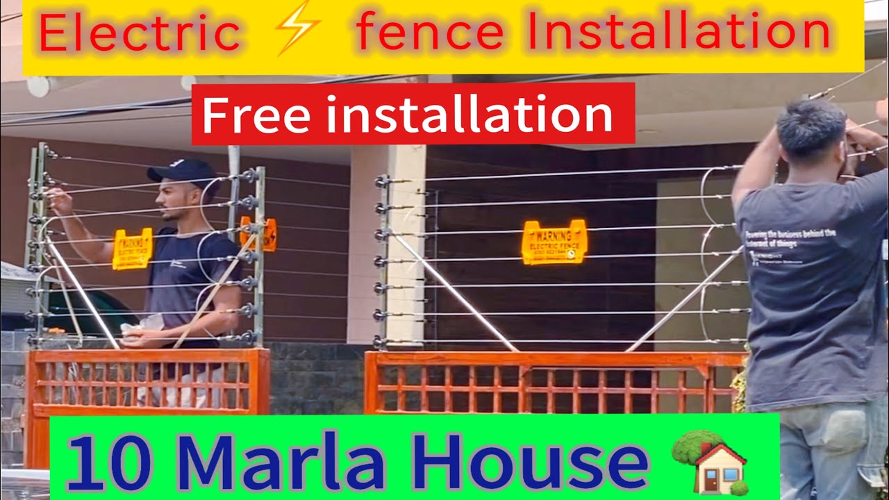 Electric Fence Installation Complete installation #viralvideo #viralvideos #electricfence #fence