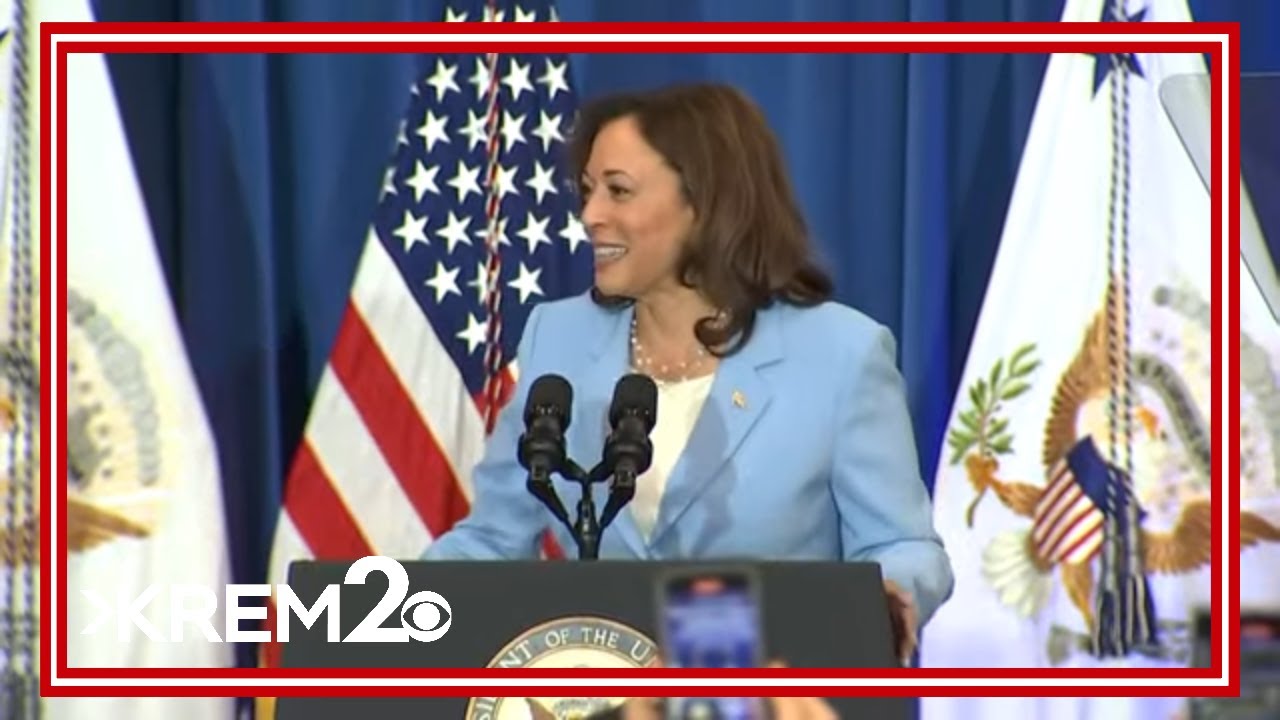 Vice President Kamala Harris in Seattle to discuss climate change