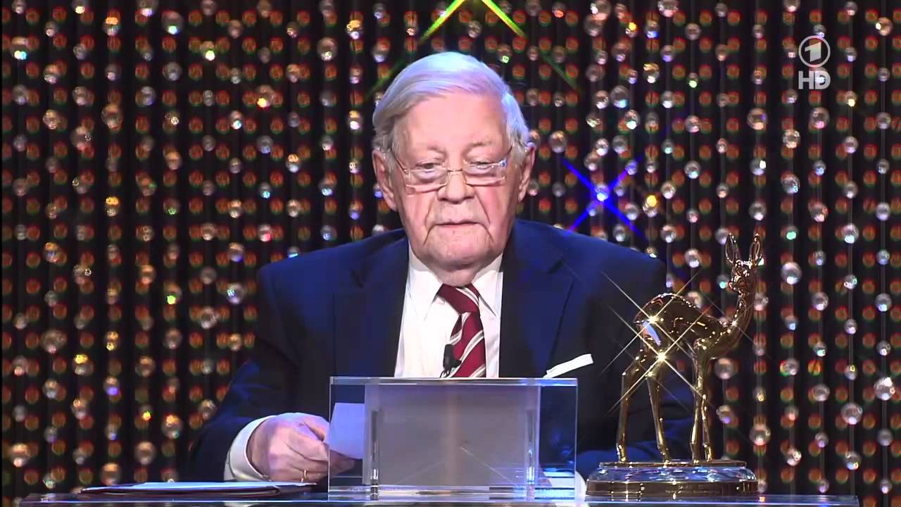 Bambi 2011 -  Altbundeskanzler Helmut Schmidt unglaubliche Rede HD