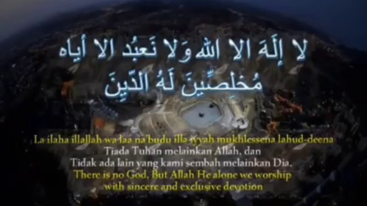 Takbir Hari Raya Satu Jam Penuh