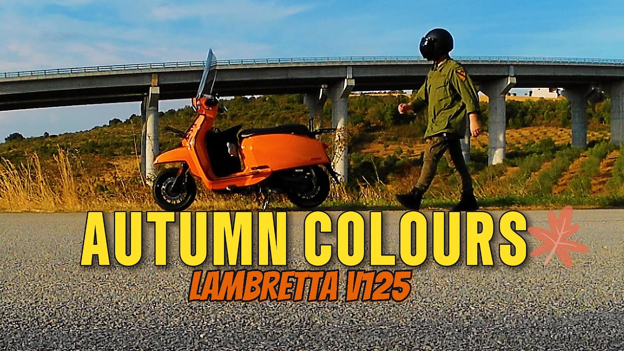Silêncio de Outono | Passeio na Lambretta Laranja V125 Special 🍂🏍️