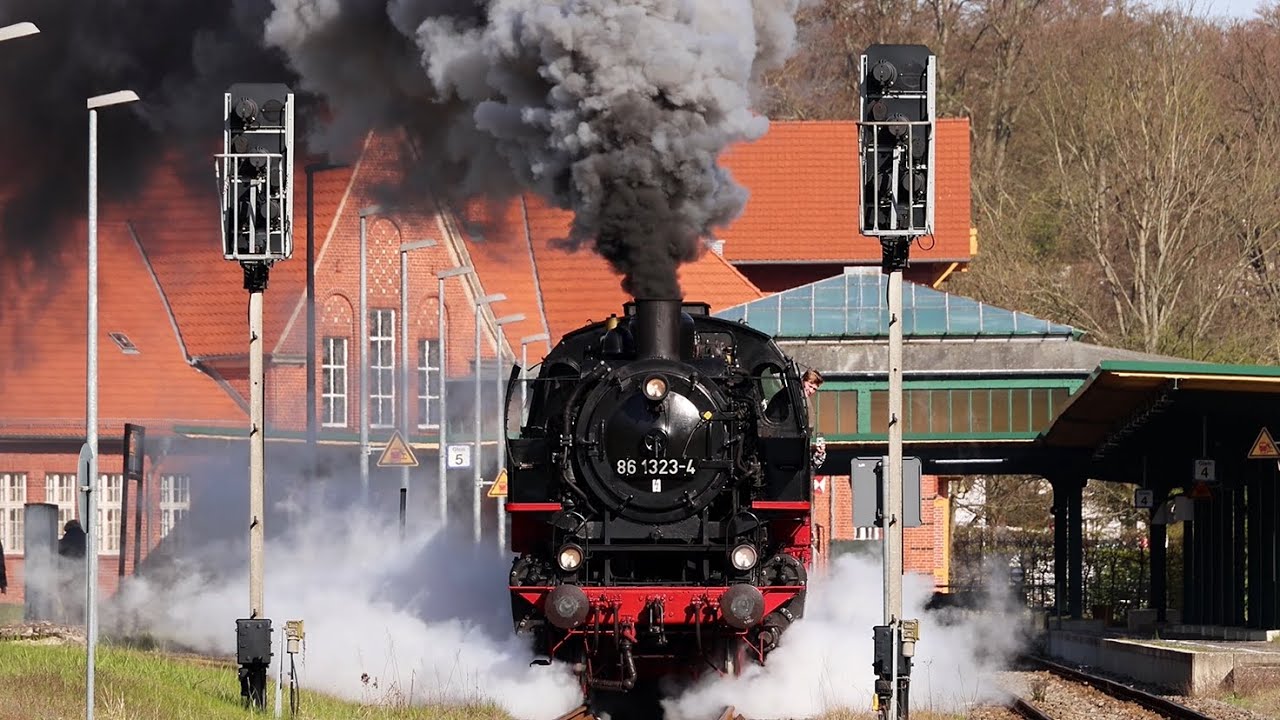 Dampfspektakel auf der Insel Usedom | Sonderfahrten der Dampflok Baureihe 86