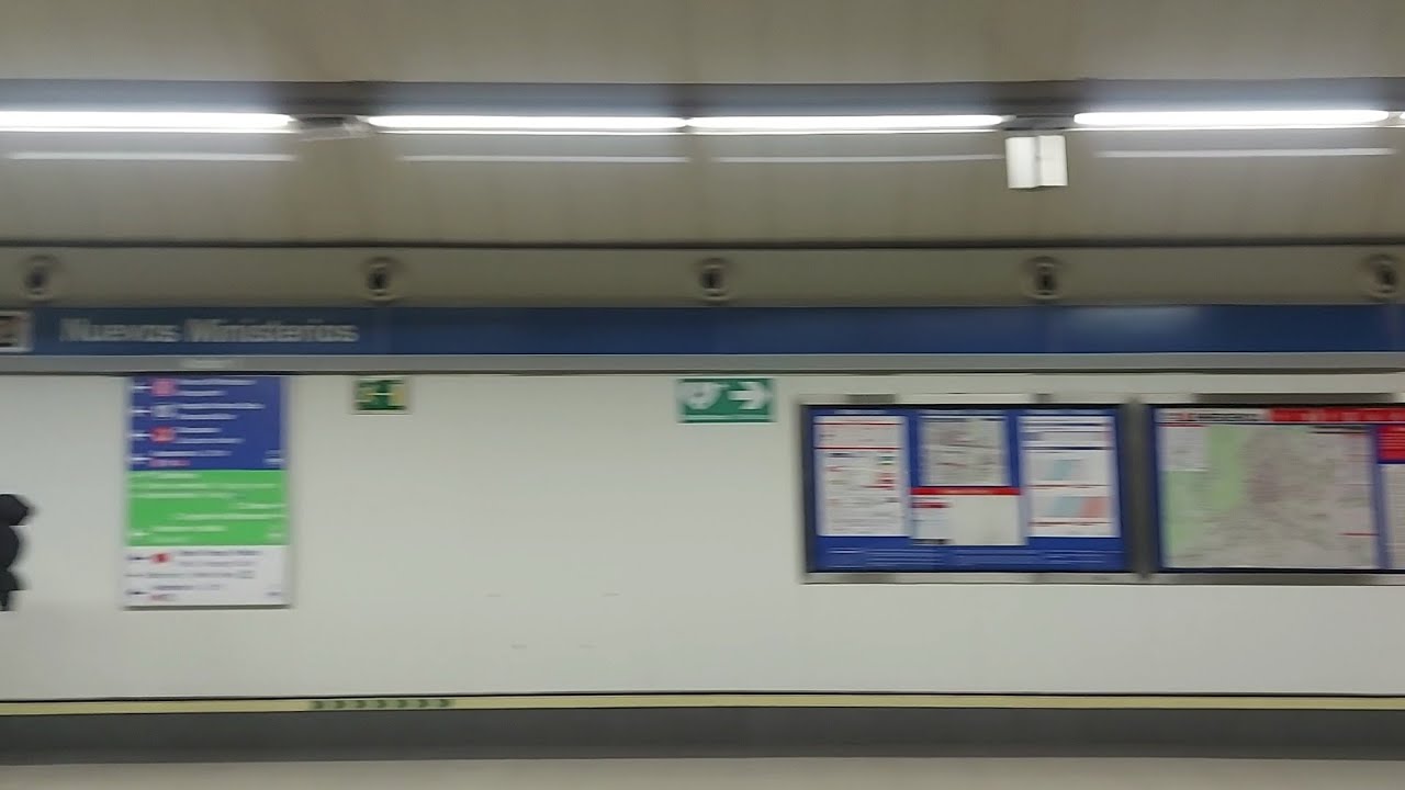 Metro de Madrid (Línea 6 Vía 2) Nuevos Ministerios - República Argentina 