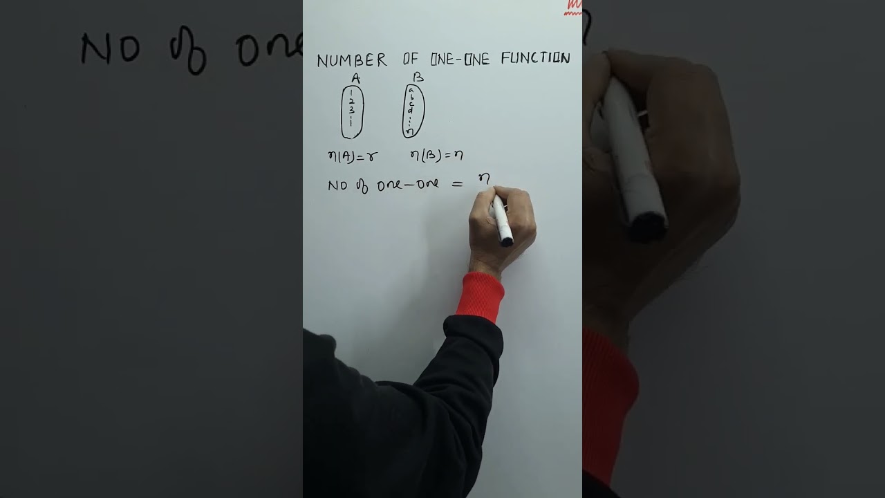 NUMBER OF ONE ONE FUNCTION//CLASS12TH// #ytshorts