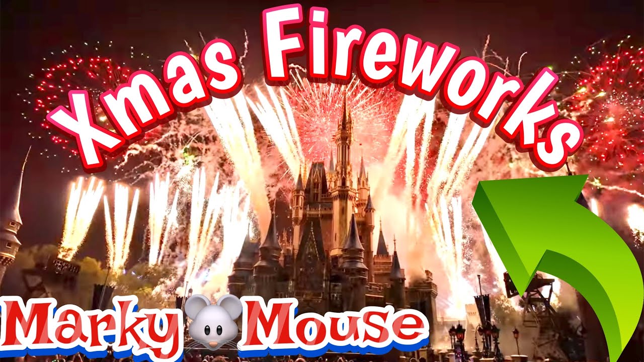 🐭🎆 🎇 Minnie's Wonderful Christmastime Fireworks 💥 Magic Kingdom Disney World