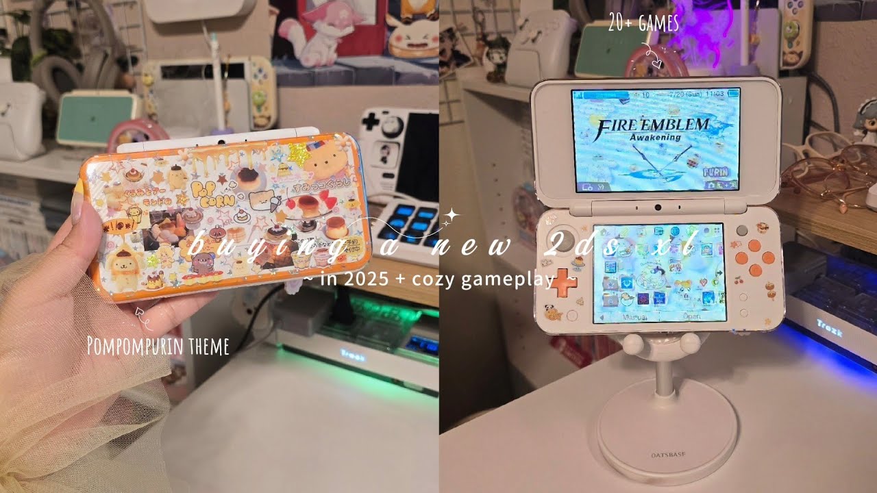 🥞buying a new 2ds xl in 2025 + cozy gameplay 