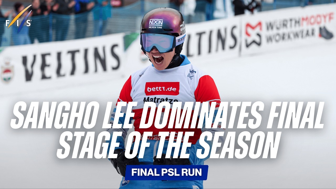 Sangho Lee dominates final stage of the season | FIS Snowboard