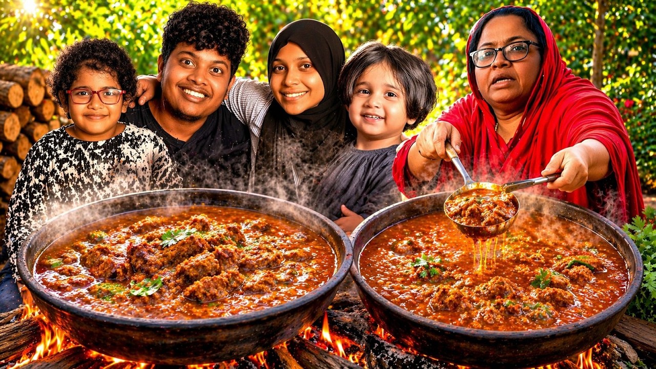 Village Style Mutton Curry 🤤| Woodfire 🔥 No Gas Cooking - Irfan&rsquo;s View