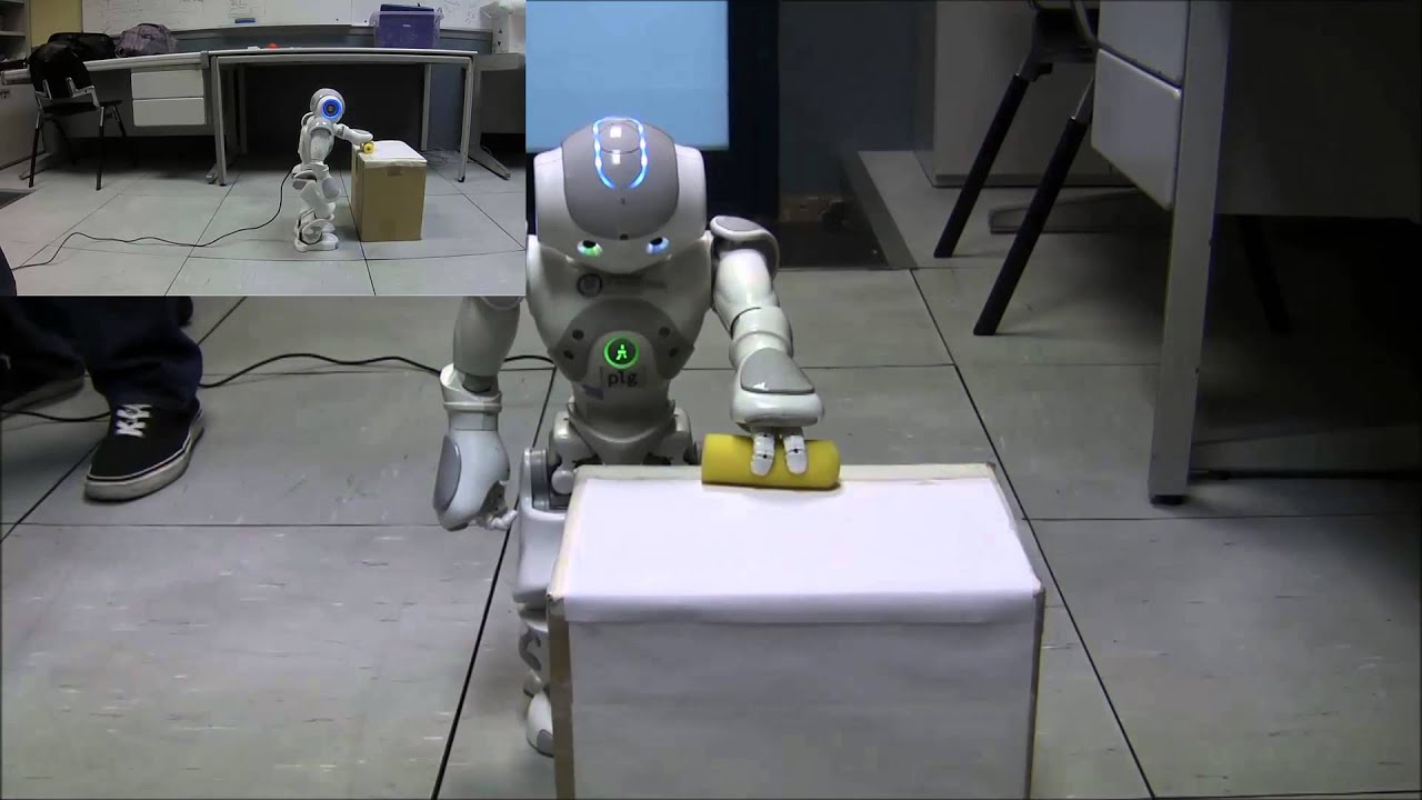 Experimento 3 - Recogiendo objetos con el robot NAO sin visualización inicial del objeto
