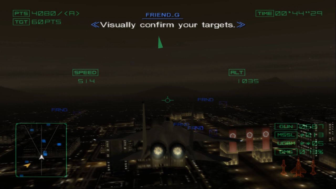 Ace Combat 04: Mission 15 - Emancipation (Ace Difficulty)
