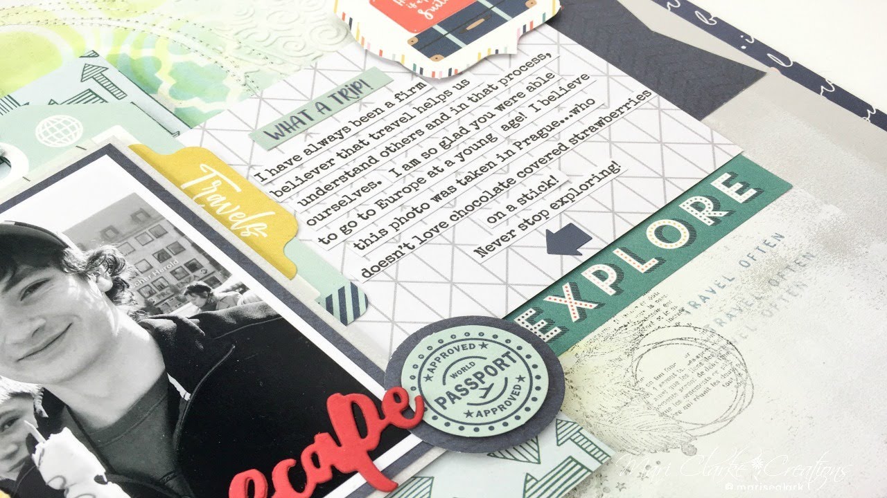 Scrapbook Process Video: Carta Bella 