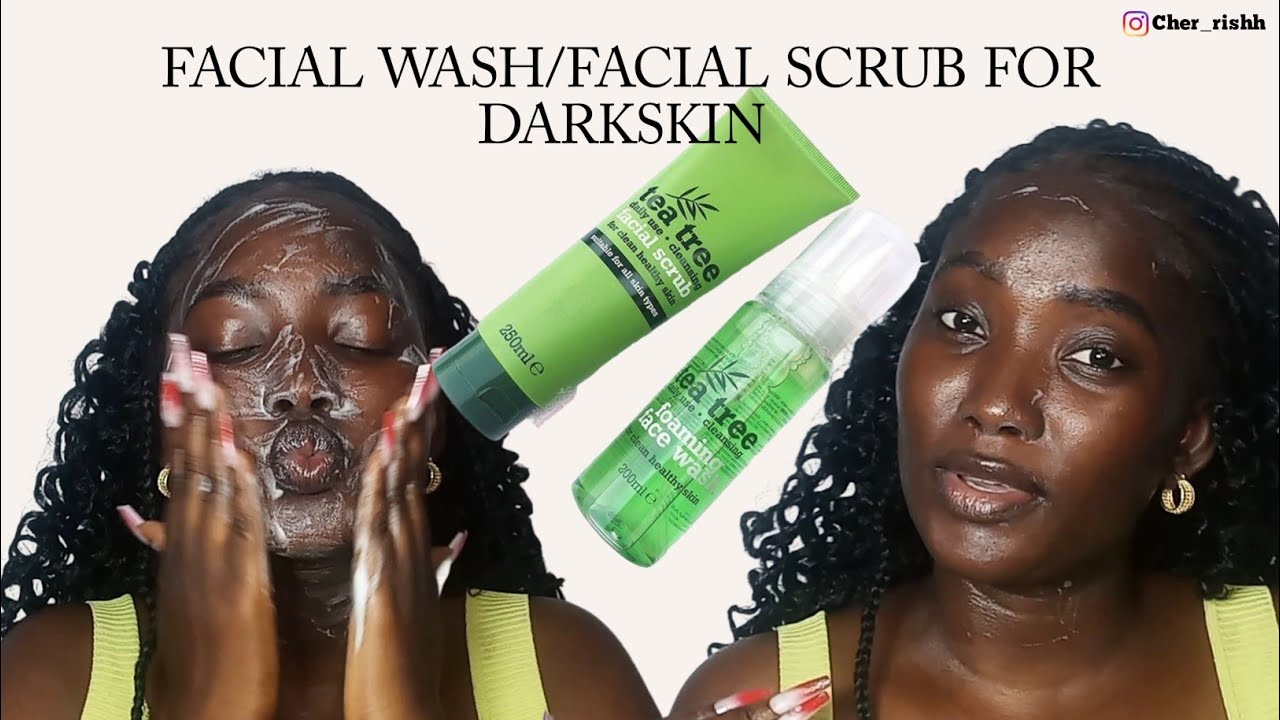 FACIAL WASH/FACIAL SCRUB FOR DARKSKIN REVIEW.