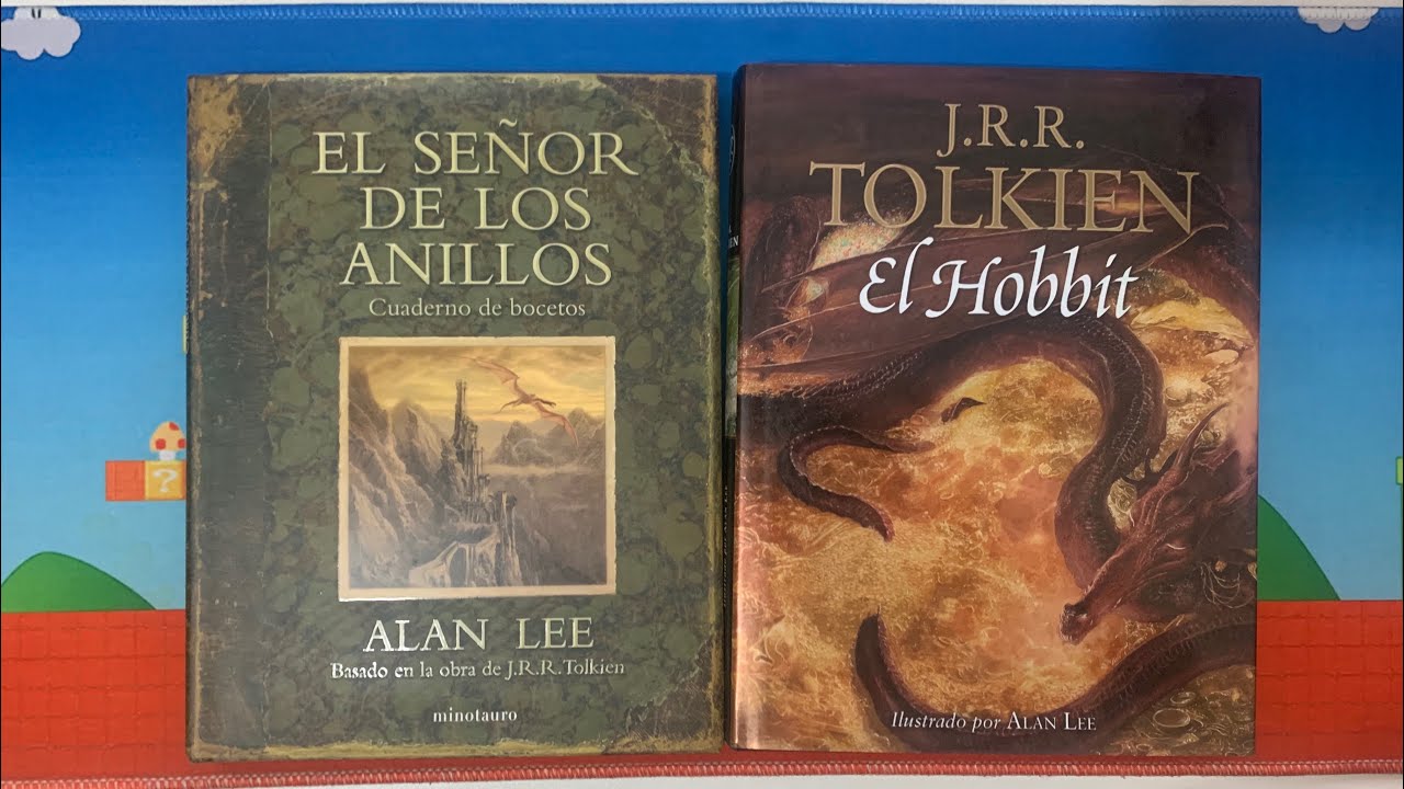 Unboxing libros: El Hobbit ilustrado por Alan Lee y Cuaderno de Bocetos de ESDLA