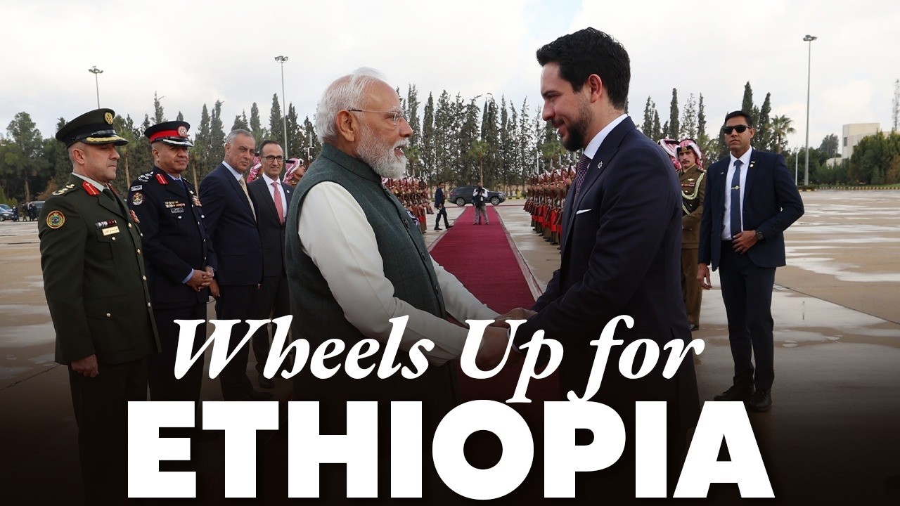 LIVE : PM Modi embarks on his visit to Ethiopia