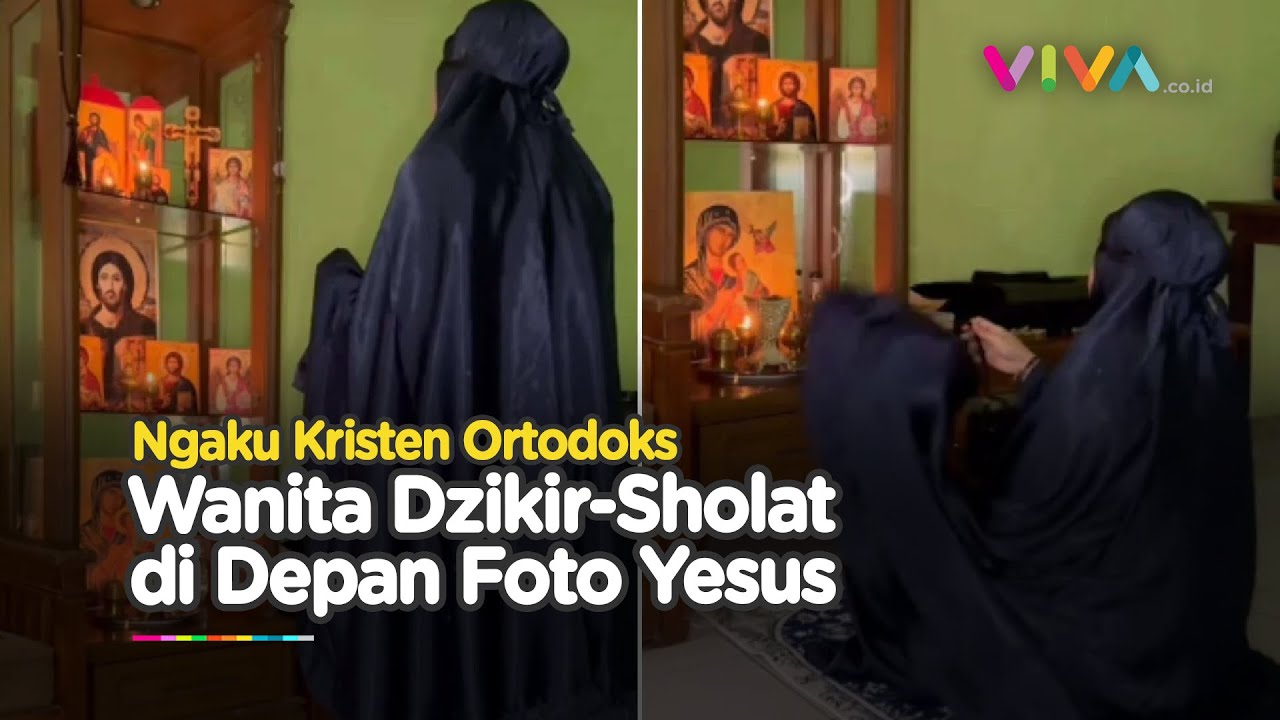 Wanita Kristen Ortodoks Ibadah Pakai Mukena, Dzikir Berbahasa Arab