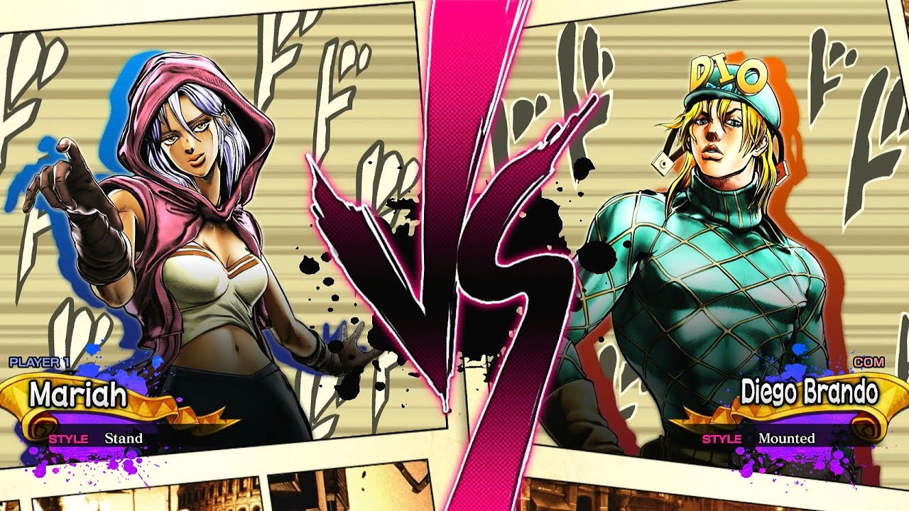 Jojo ASBR What If Mariah vs Diego