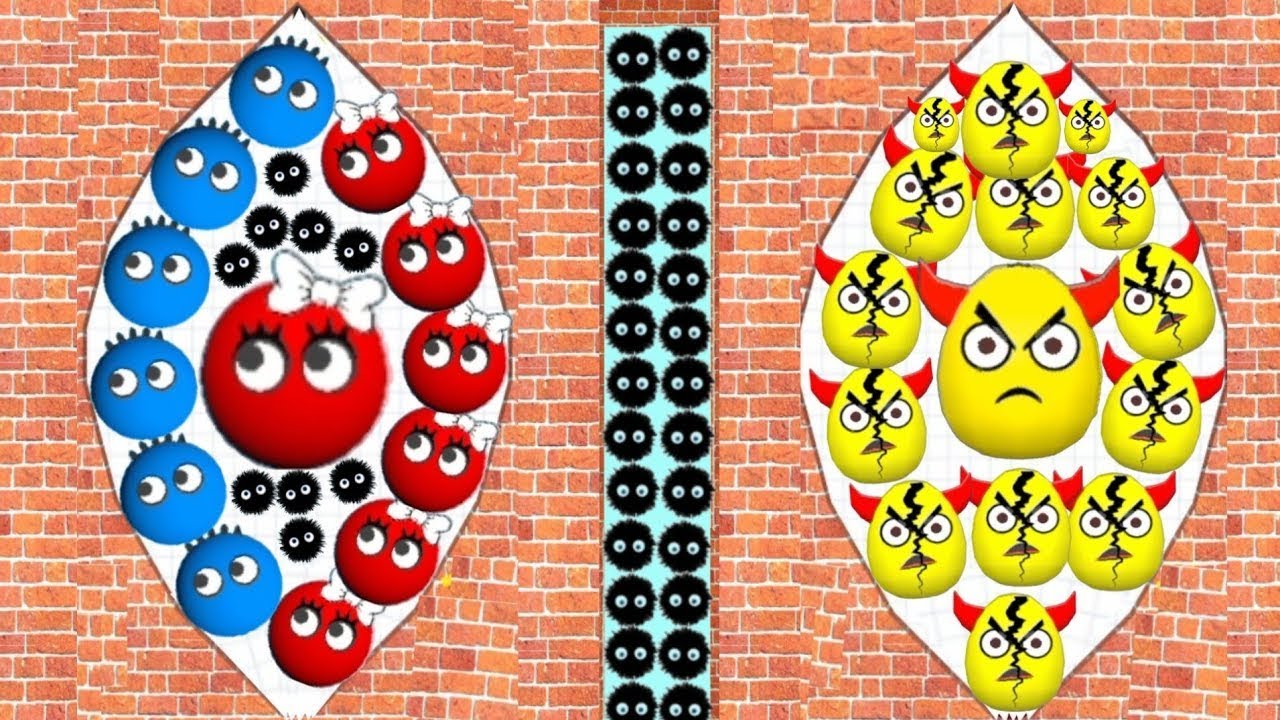 3&times;3 Games Competition 👹 Hide Ball 🆚 Lucky Ball's 🆚 Draw to Smash puzzle 2048 Gameplay live