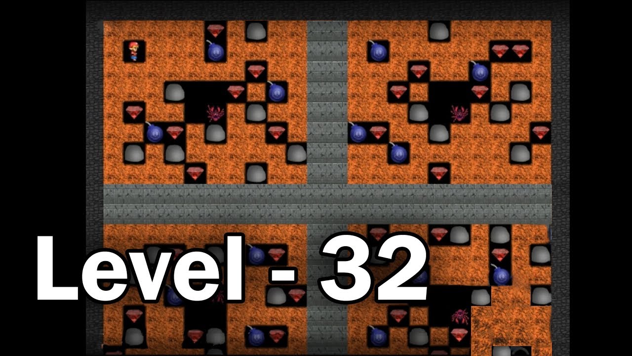 Diamond mine level 32 collected all 30 diamonds