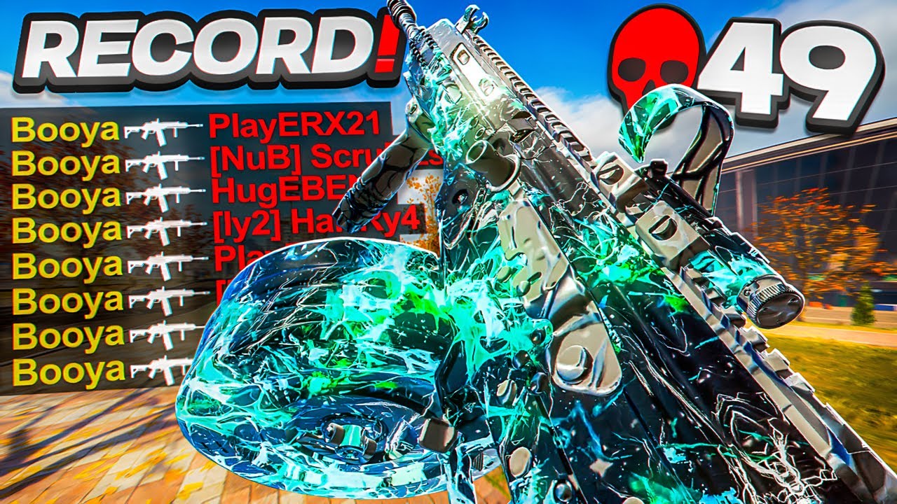 my NEW KILL RECORD with the #1 AMAX CLASS SETUP in WARZONE!