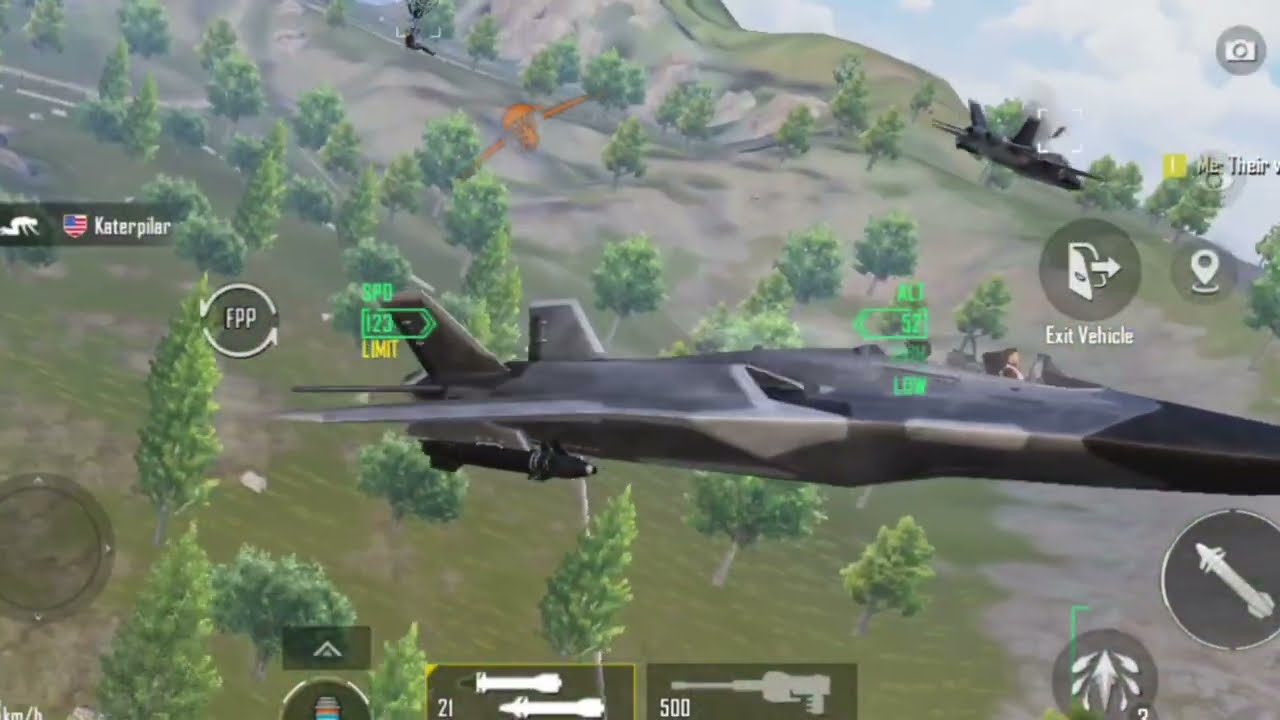 FIGHTER JET DOMINATES PAYLOAD 🔥 Jet + WIDEOUT Squad of 4 | PUBG MOBILE