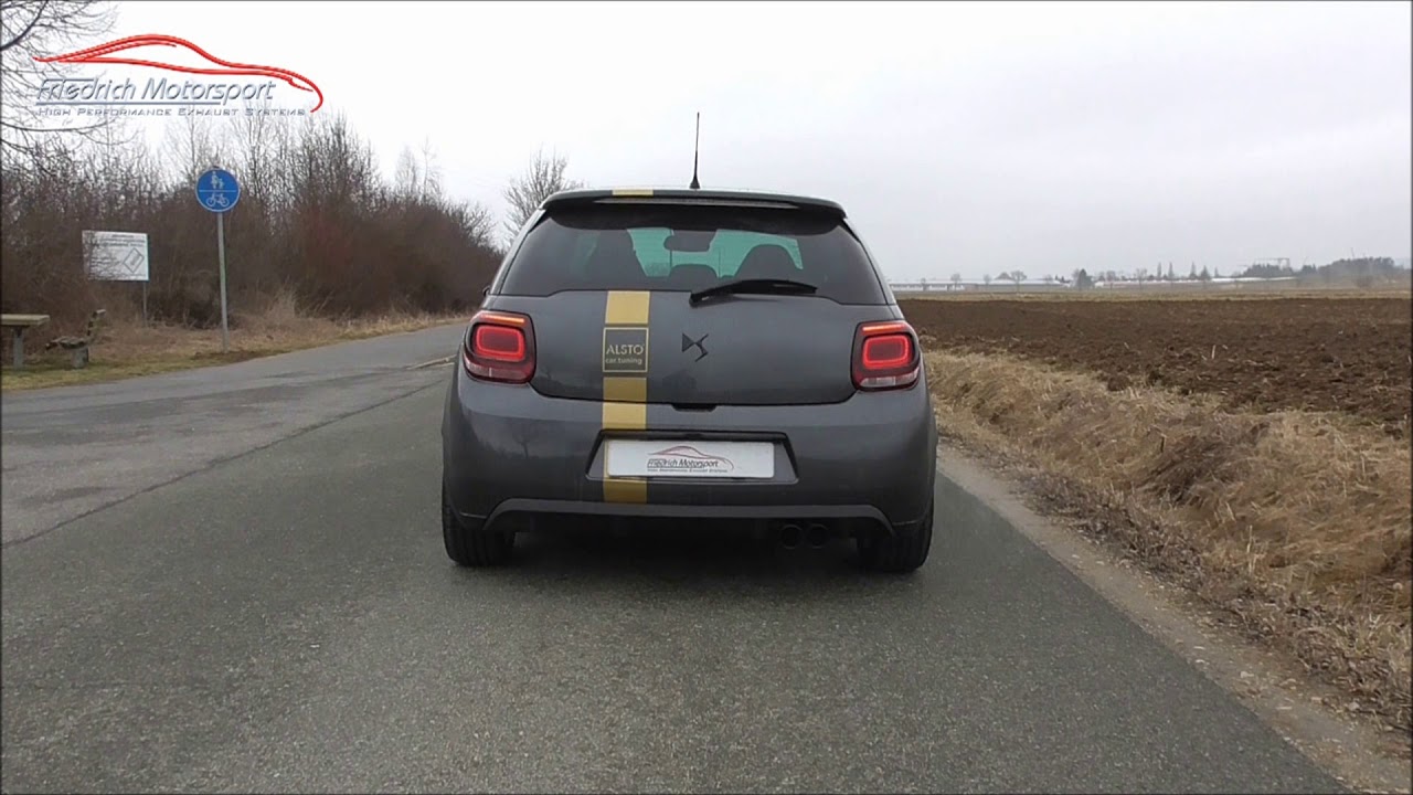 Friedrich Motorsport Sportauspuff - Citroen DS3 Performance 70mm Anlage + 70mm Downpipe