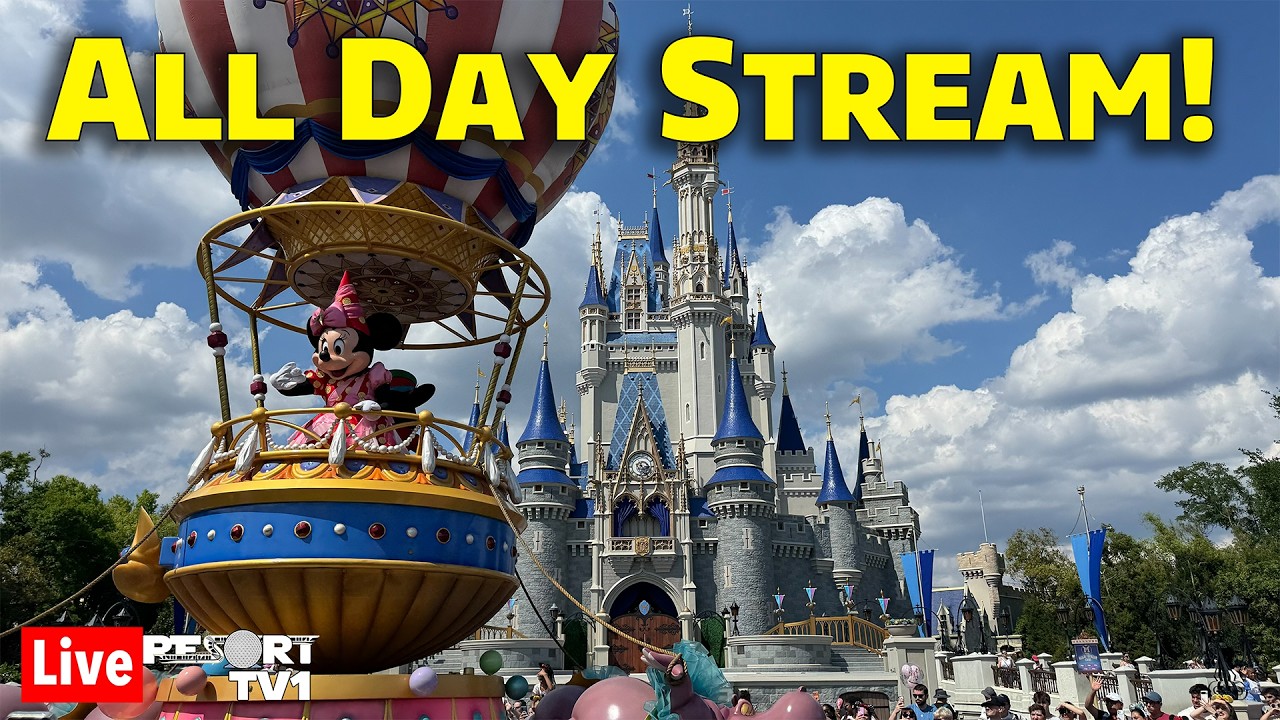 🔴Live: ALL DAY Magic Kingdom Live Stream - Parades, Fireworks, & Rides - 5-24-26 - Walt Disney World