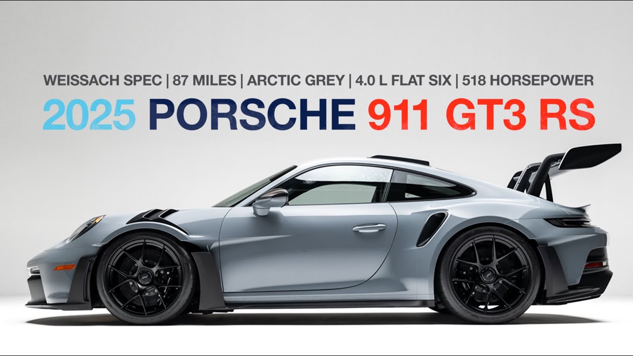 2025 Porsche 911 GT3 RS Weissach in Arctic Grey – Live Now on Bring a Trailer