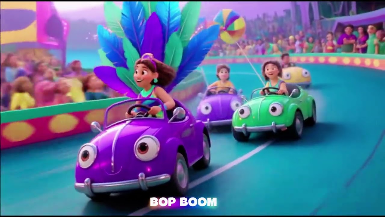 🎡🦚 Poppy the Peacock and the Amazing Amusement Park 🎢 | Kids Adventure Story 🌈✨