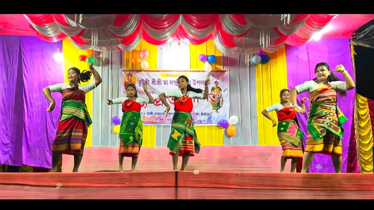Fir Fir Far Far New Pati Rabha Cover Dance | Krishna Rabha Group | At Sutki Lakshmi Puja 2025