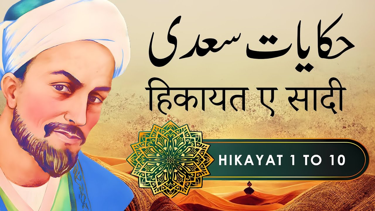 Sheikh Saadi R.A. | Gulistan Bostan | Hikayat e Saadi | Hikayat 1 to 10
