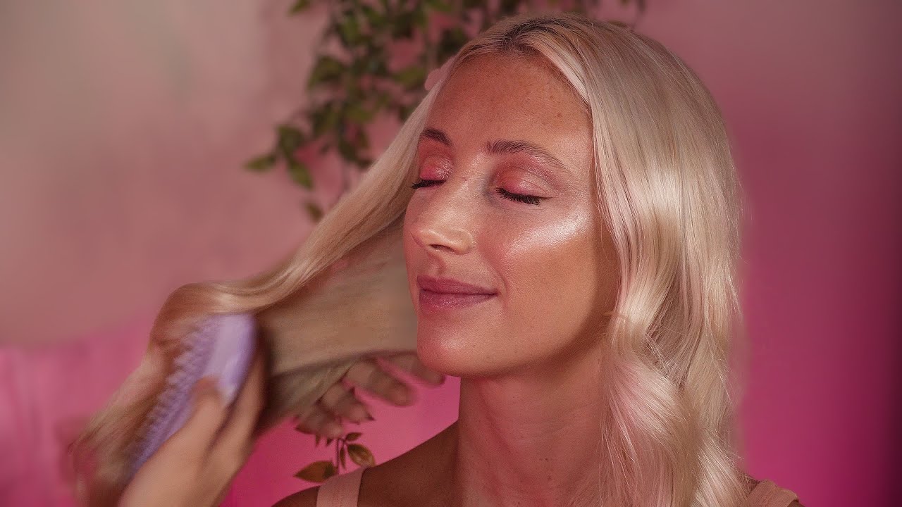 ASMR Gentle Hair Perfecting, Delicate Make up Application, Barbie Princess Finishing Touches, Fixing