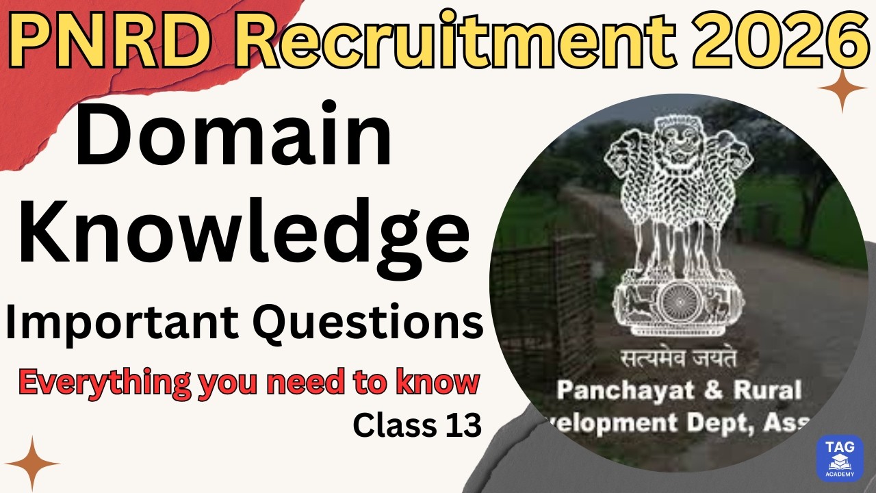 PNRD Recruitment 2026 | Complete Domain Knowledge Strategy & Important Questions🔥| For ADRE 3.0 also