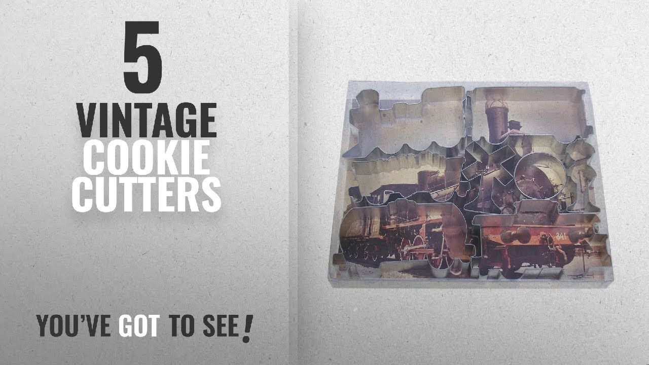 Best Vintage Cookie Cutters [2018]: R & M International Best Selling Set of Train Themed Cookie