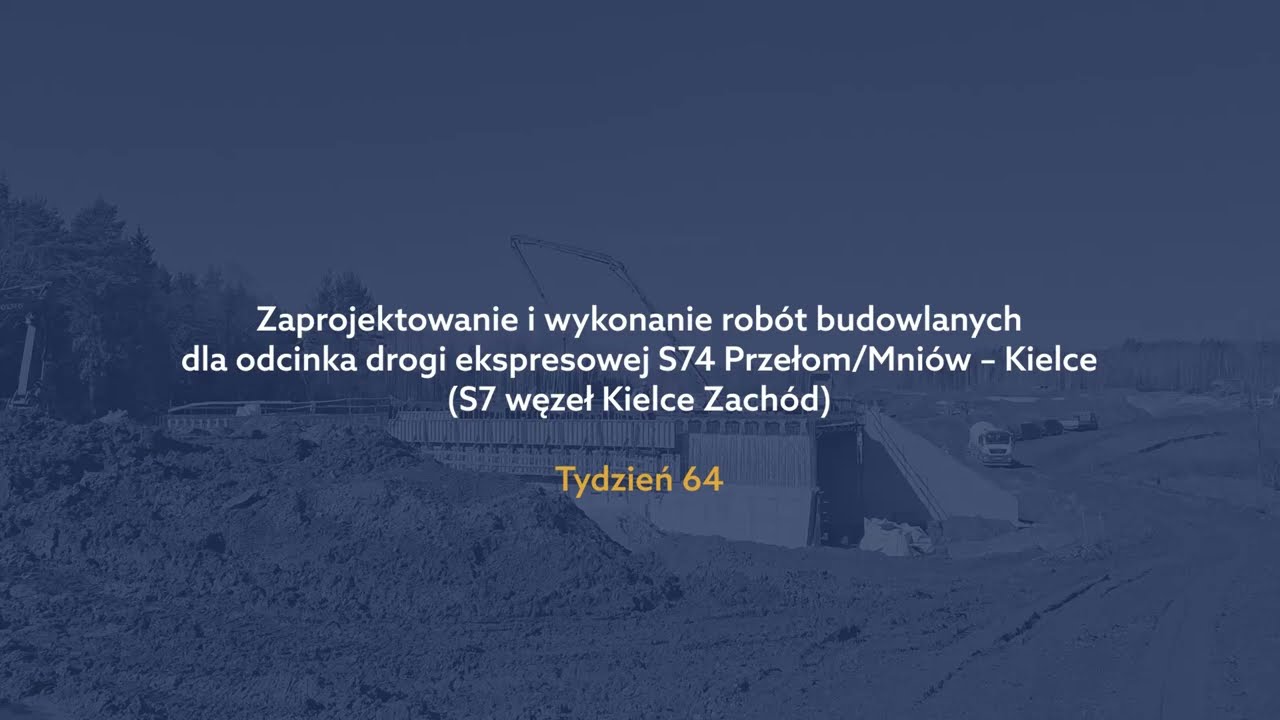 S74 Mniów-Kielce – stan prac – 10.03.2026