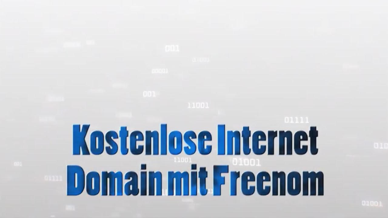 Kostenlose Internet Domain mit Freenom